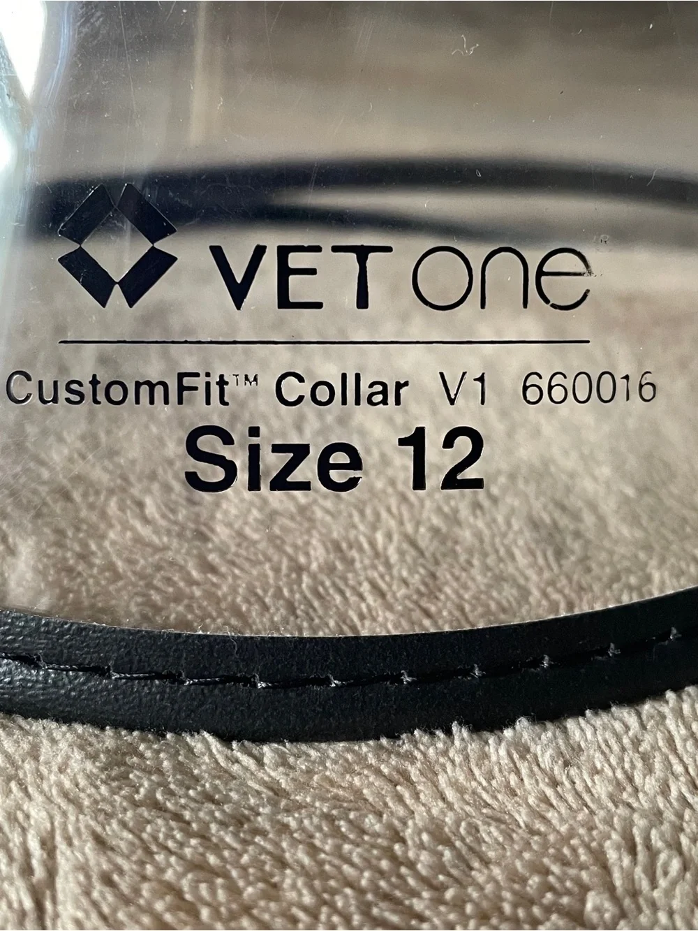 VetOne Elizabethan Padded E-Collar Size 12 Cat or Small Dog